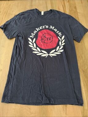 Bella Canvas Navy Short-Sleeve Tee with Red Seal Graphic